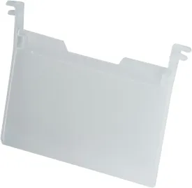 Akro-Mils 35010 Plastic Tote Label Holder for Akro-Mils Nest and Stack and Akro-Grid Totes, Clear, (6-Pack)
