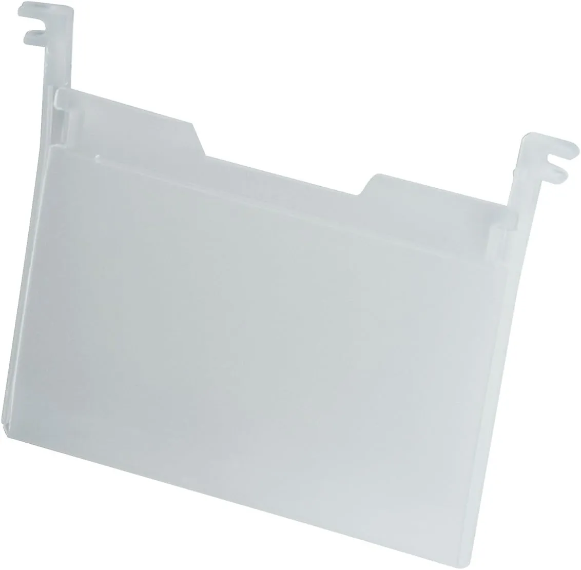 Akro-Mils 35010 Plastic Tote Label Holder for Akro-Mils Nest and Stack and Akro-Grid Totes, Clear, (6-Pack)