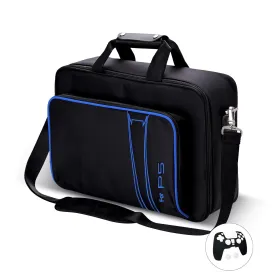 BEDAIL Carrying Case for P5, Portable Travel Case Compatible with PlayStation 5 Protective Bag for PS5 Disc Gaming Accessories with Controller Cover