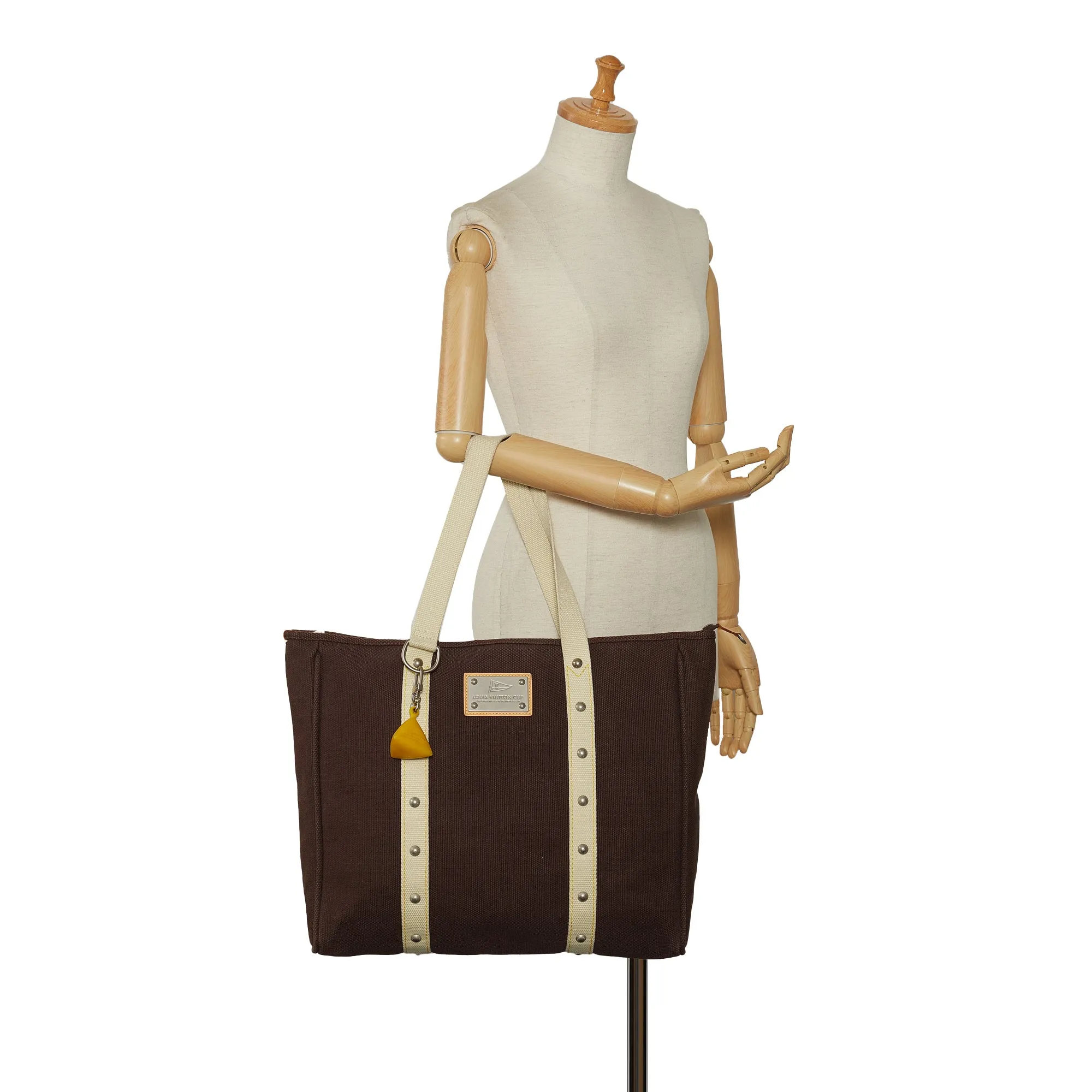 Brown Louis Vuitton Antigua Cabas GM Tote Bag