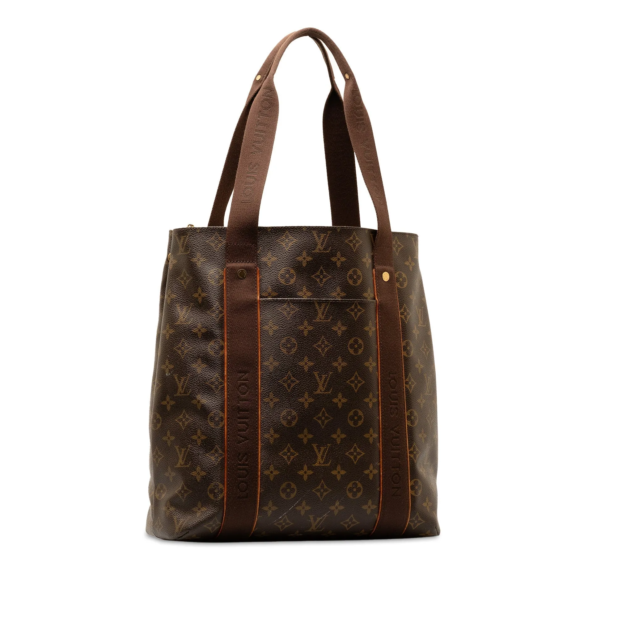 Brown Louis Vuitton Monogram Cabas Beaubourg Tote Bag