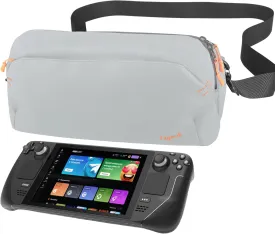 Carrying Case for Steam Deck/Steam Deck OLED/ASUS ROG Ally X, Protective Shoulder Bag for Consoles & Accessories, Storage Sling Bag for Daily Use and Travel