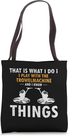 Concrete Finisher Design for Construction Cement Worker Tote Bag