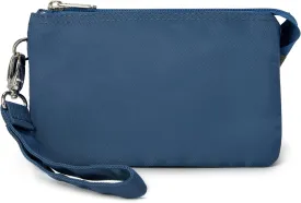 Crest Design Water Repellent Cell Phone Purse Wristlet Clutch Wallets For Women With Wrist Strap