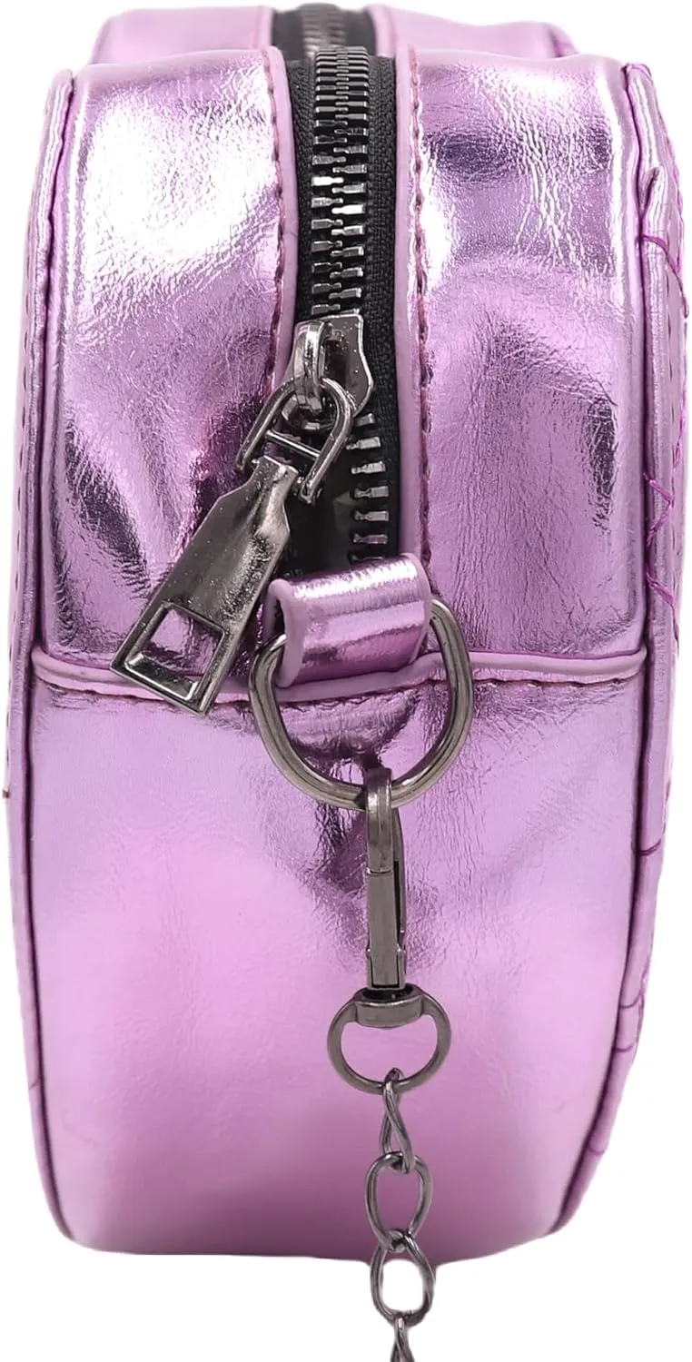 Cute Heart Shape Shoulder Bag Crossbody Handbags Coin Change Purse for Little Girls Toddlers
