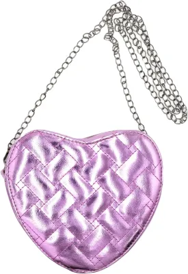 Cute Heart Shape Shoulder Bag Crossbody Handbags Coin Change Purse for Little Girls Toddlers