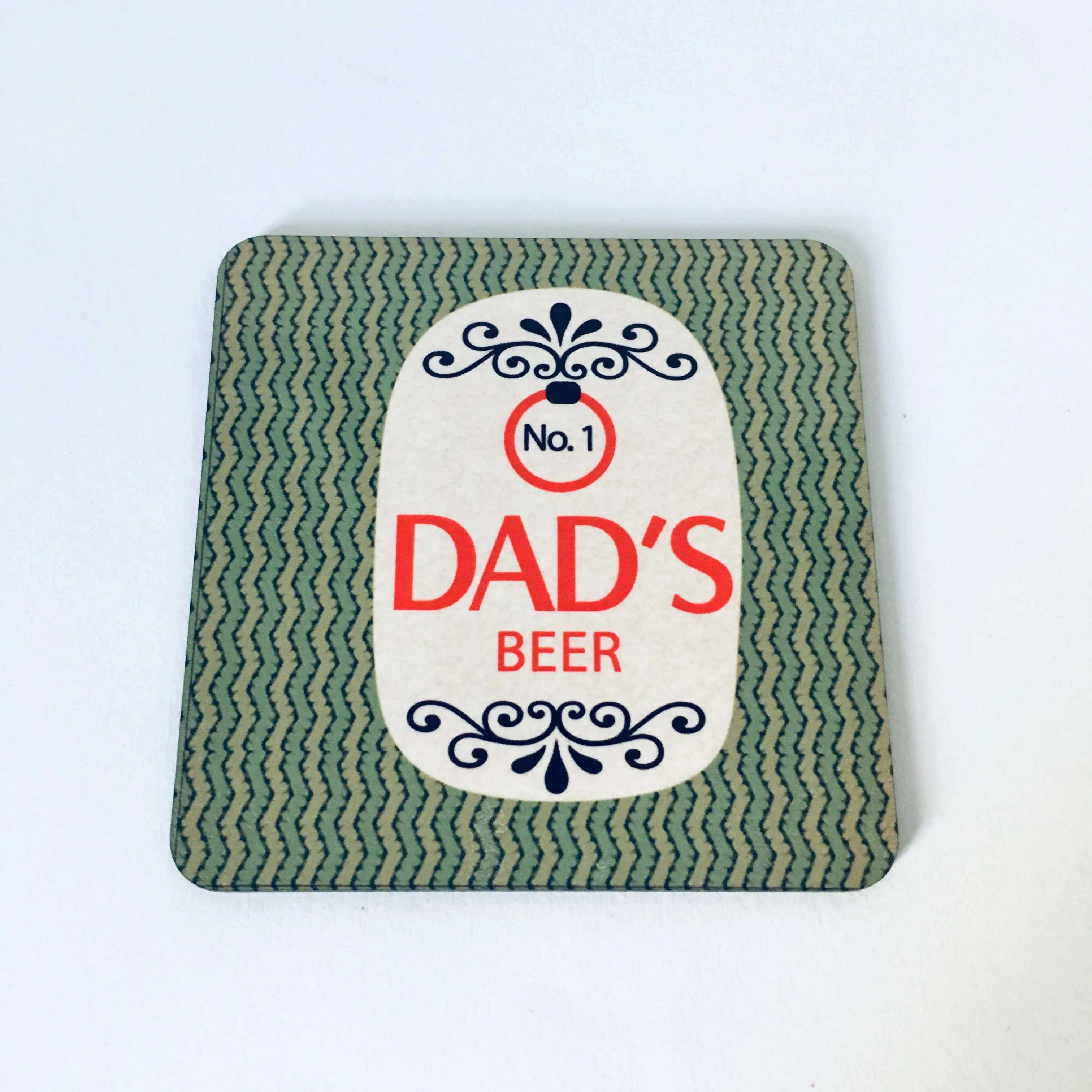 Dad's Beer Coaster