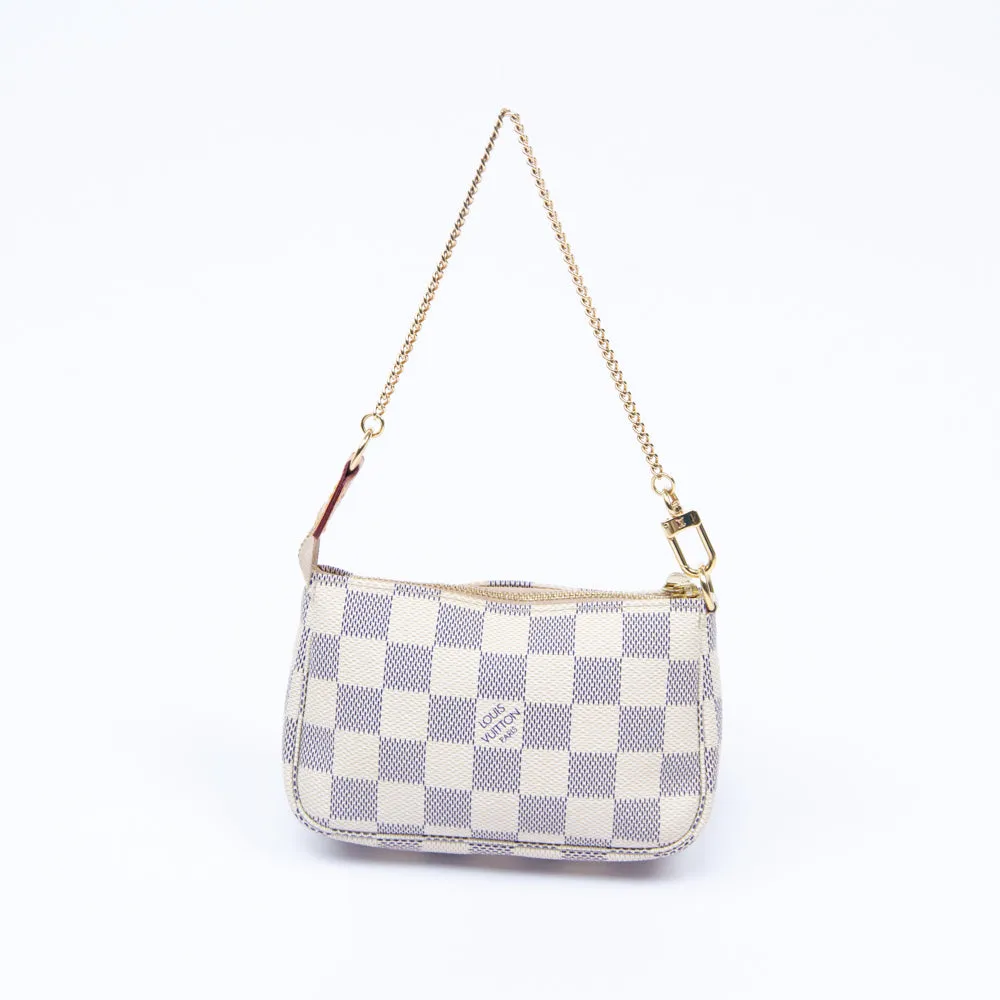 Damier Azur Pouch Handbag