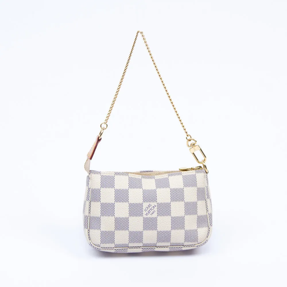 Damier Azur Pouch Handbag