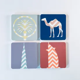 Dubai Icons Magnet Set - Set of 4