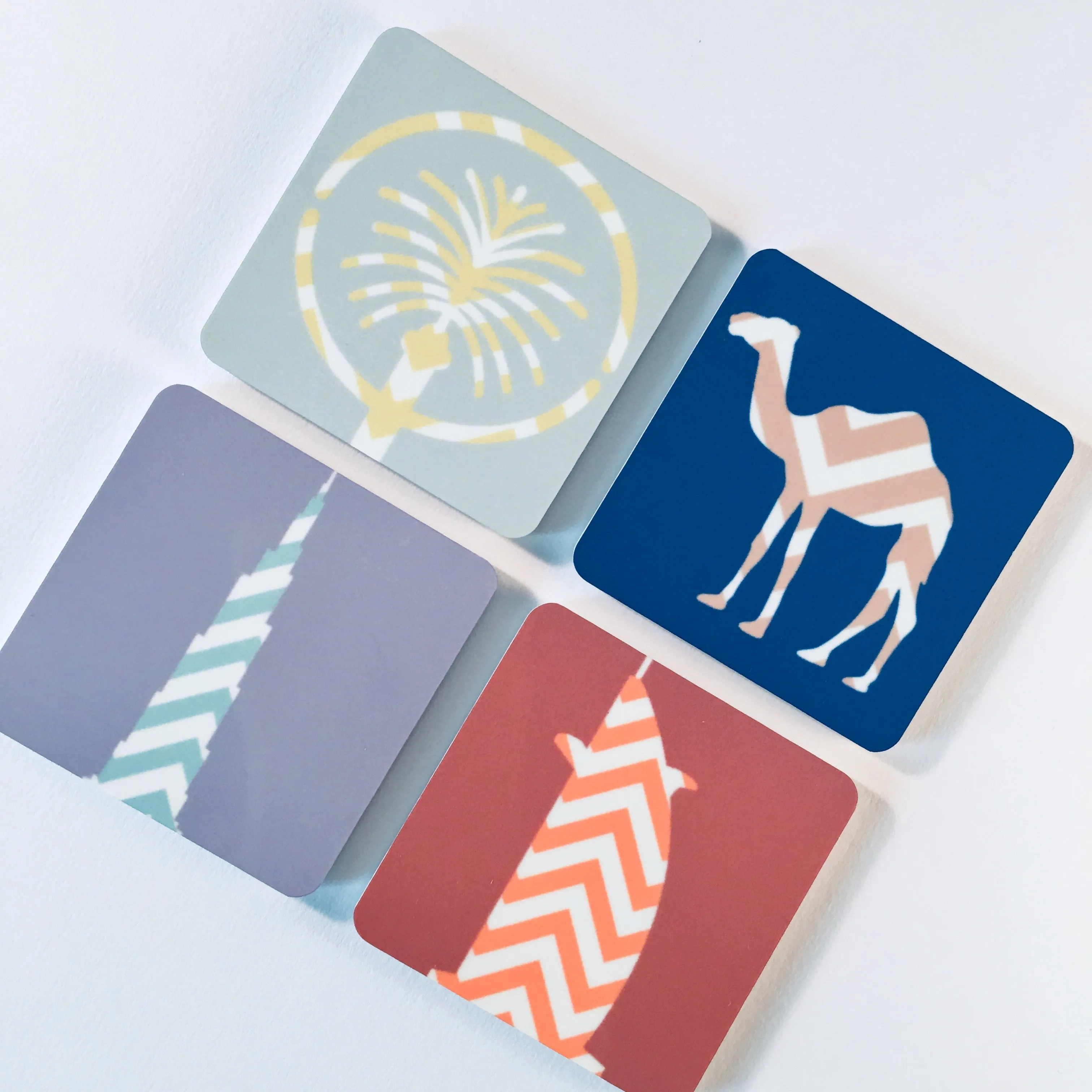 Dubai Icons Magnet Set - Set of 4