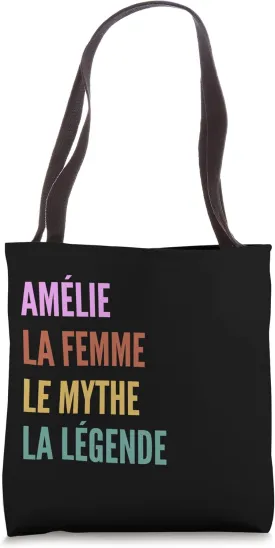 Funny French First Name Design - Amlie Tote Bag