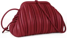 GLITZALL Clutch Purse and Dumpling Bag for Women,Designer Cloud Handbag and Ruched Bag with Detachable Shoulder Strap