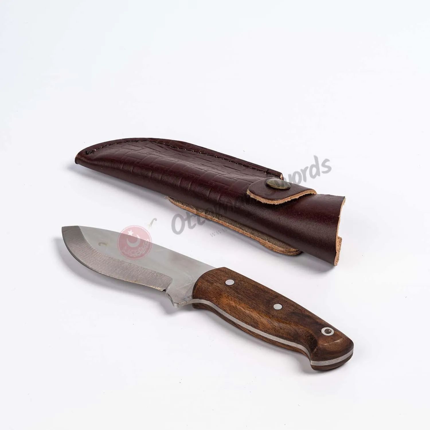Handcrafted Camping Knife 7.8" Wood Handle