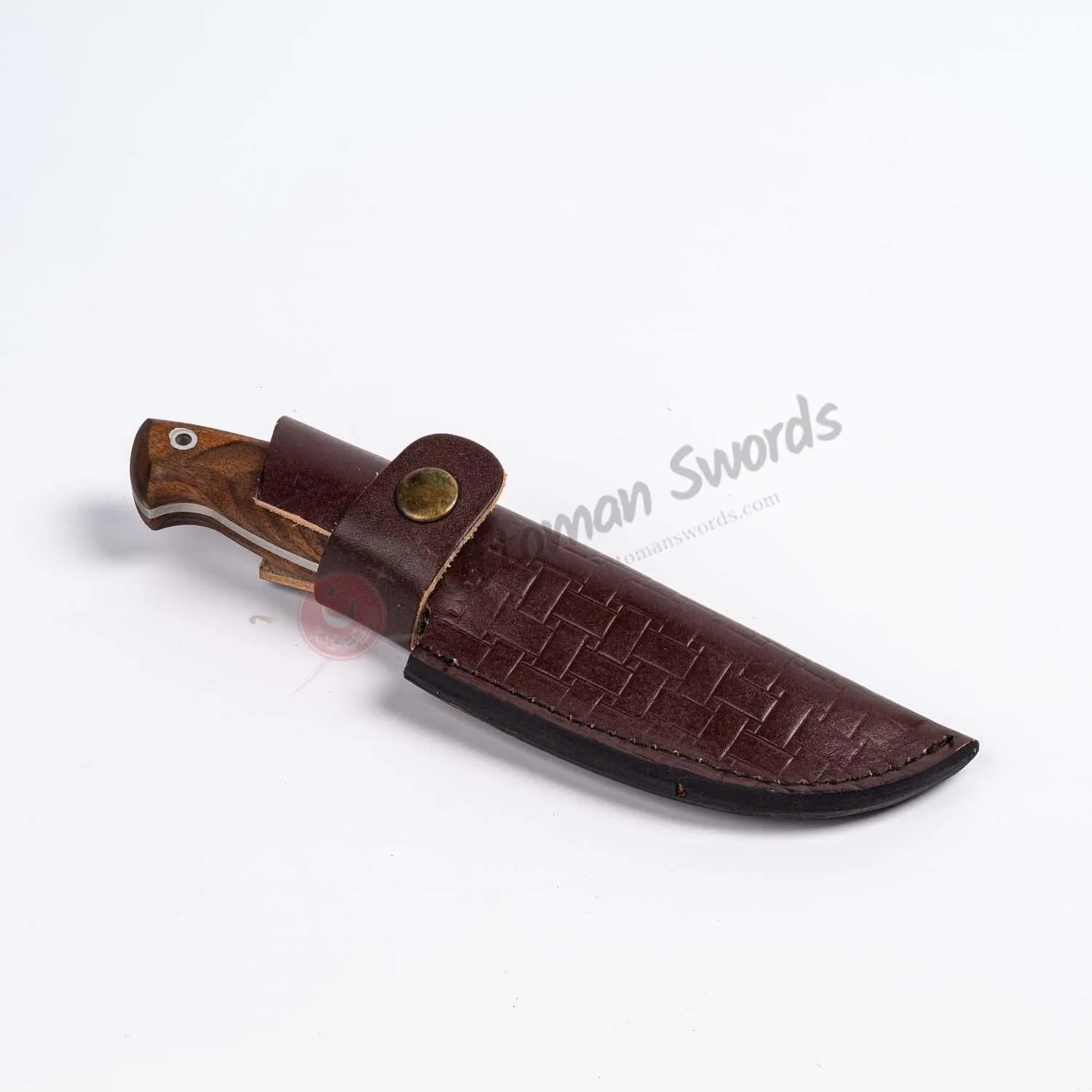 Handcrafted Camping Knife 7.8" Wood Handle