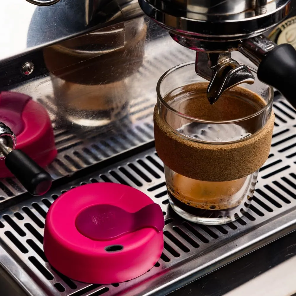 KeepCup Brew Cork - Reusable Coffee Cup Tempered Glass and Natural Cork, M 12oz/340ml - Daybreak