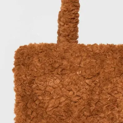 Large Boxy Tote Handbag - A New Day Light Brown