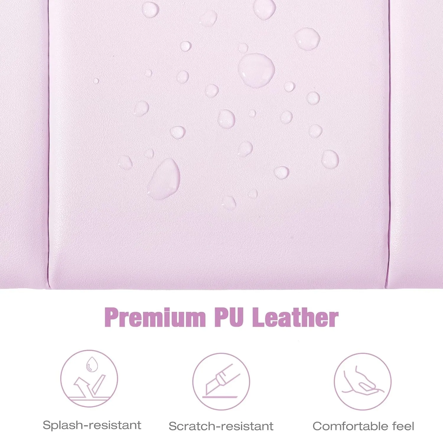 MoKo 9-11 Inch Puffy Tablet Sleeve Bag Fit with New iPad Air/Pro 11 inch, iPad 10th Gen 10.9, iPad Pro 11, iPad Air 4/5th Gen 10.9, Built-in Elastic Band, PU Leather Carrying Case, Light Pink Purple