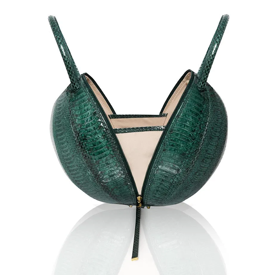 PILO Exotic Cipresso Python Handbag