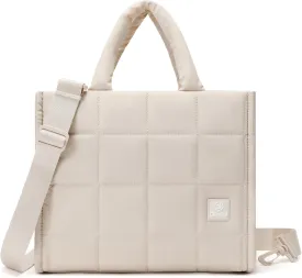 Quilted Crossbody Bags for Women - Small Tote Shoulder Puffer Weekender Overnight Handbag Organizer