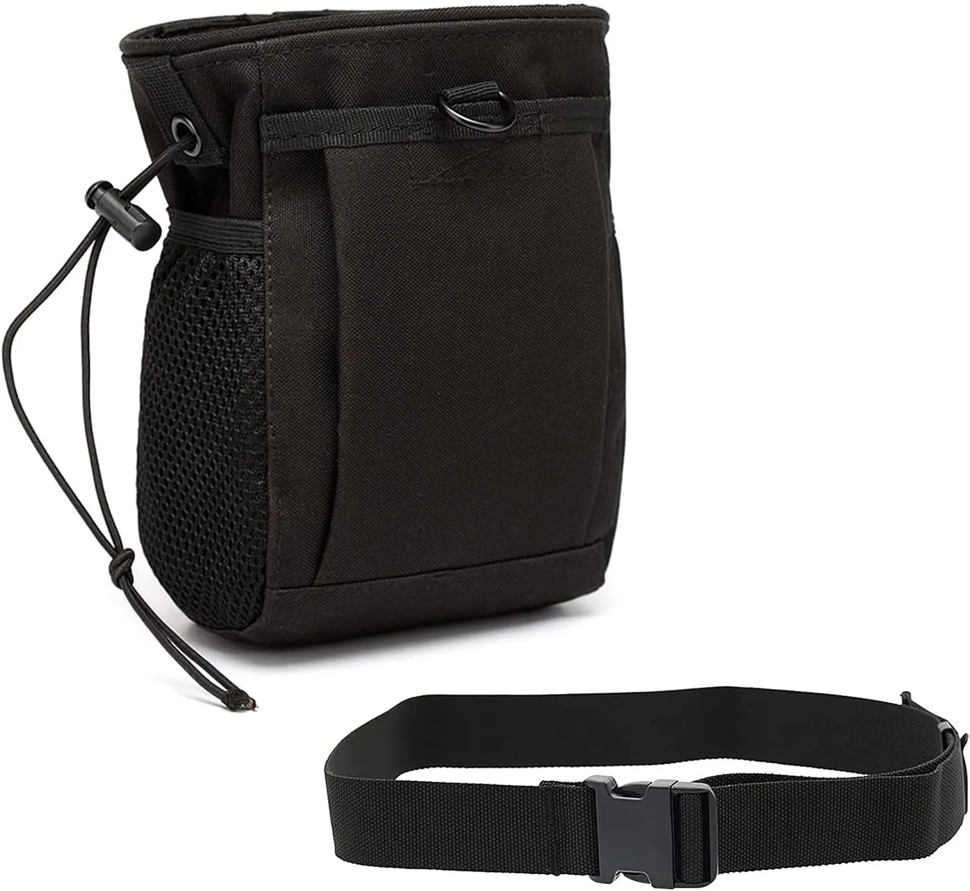Rock Climbing Chalk Bag, goldhik Bouldering Chalk Bags with Quick-Clip Belt and 3 Pockets, Great Equipment for Rock Climbing, Gym Training, Gymnastics, Weightlifting