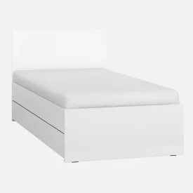 Simple Single Bed XL - White