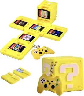 Switch Game Case for Nintendo Switch Games, Portable Compact Game Holder Storage Cube with 13 Game Card Slots and 4 SD Card Slots for Nintendo Switch Accessories, Ideal Gift for Gamers
