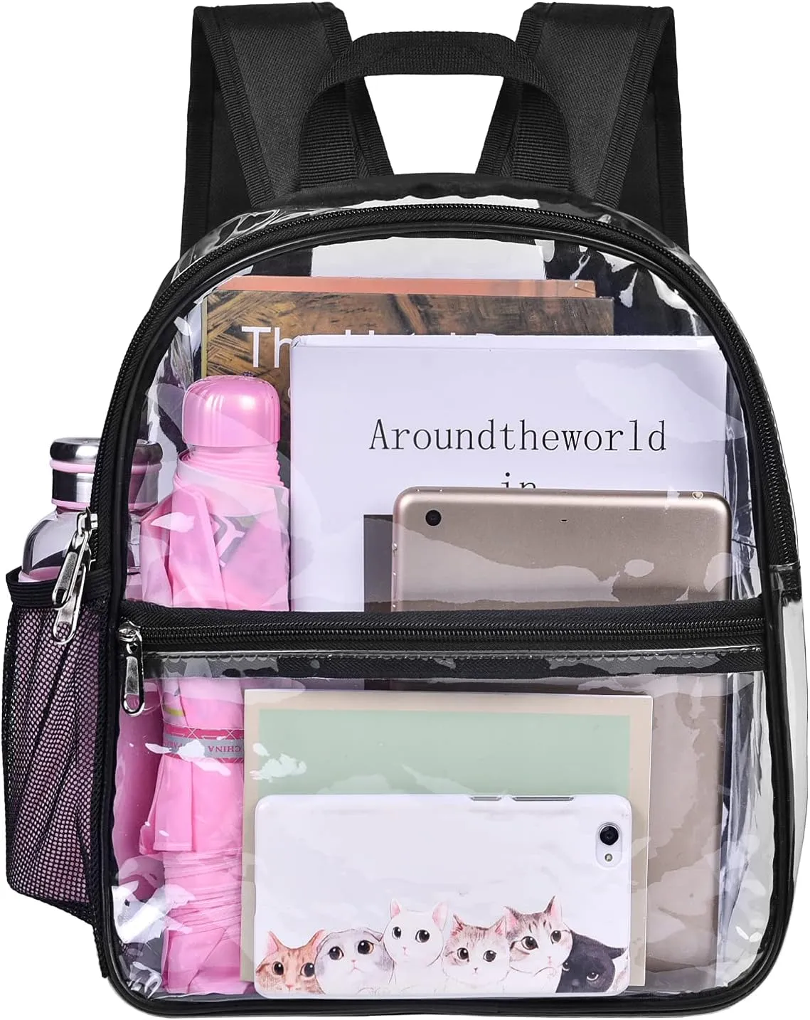 USPECLARE Clear Backpack for Stadium Approved 12612, Water proof Clear Bag for Stadium Events and Concert Work Sport Event