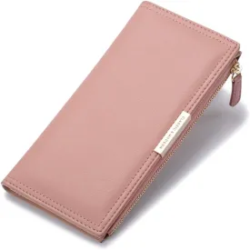 Wallet Women RFID Small Womens Wallet Slim Multi Card Wallet Case Credit Card Holder for Women Leather Wallet Lady Zipper Coin Pocket & ID Window & Money Organizers