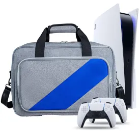Weldilgit PS5 Carrying Case, Travel Case for PlayStation 5 Console, PlayStation Controllers& Accessories, Waterproof Thickened Protective Bag with Handle
