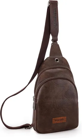 Wrangler Small Crossbody Sling Bags for Women Fanny Packs Chest Bag for Travel Gift