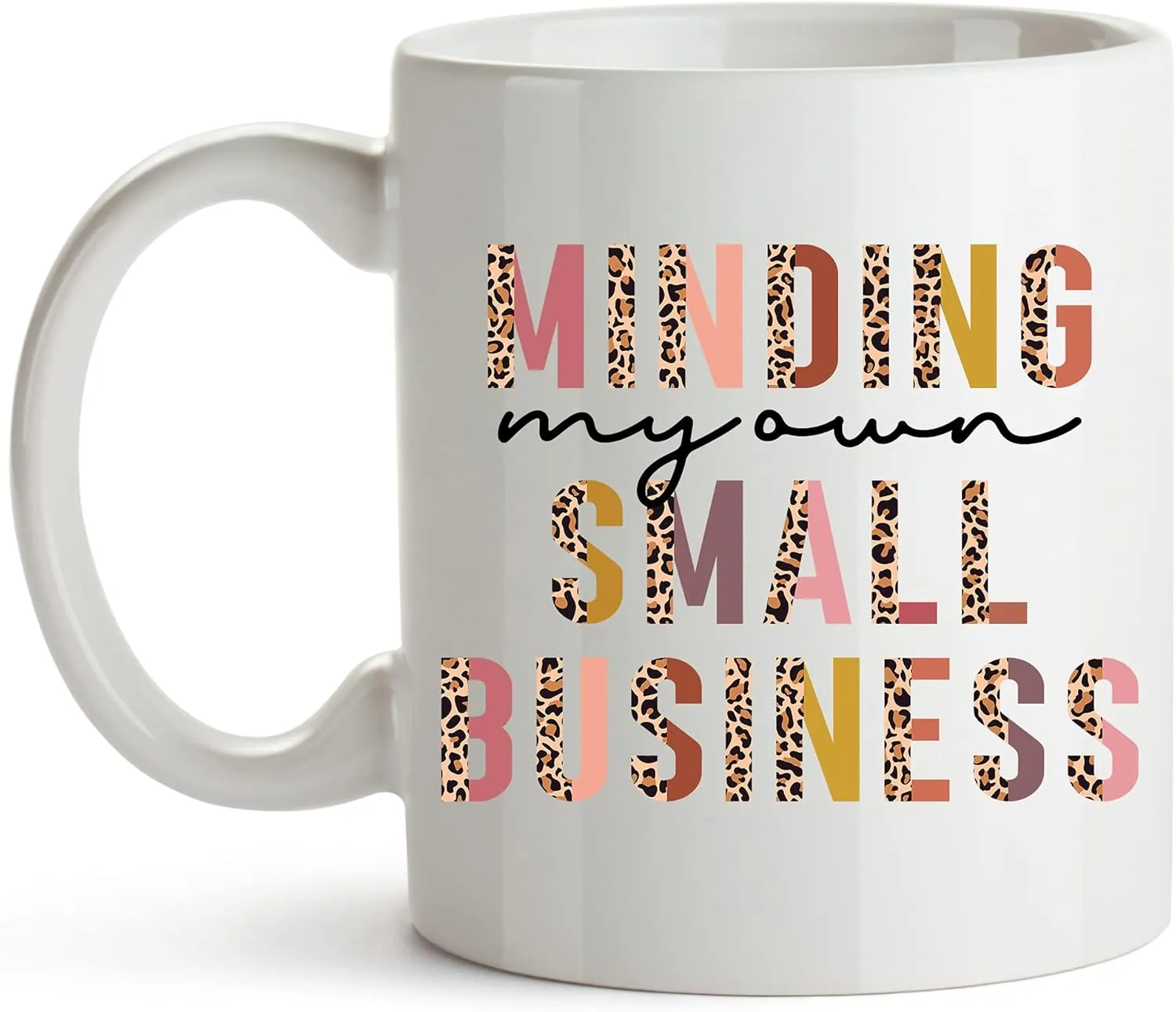YouNique Designs Boss Lady Mug for Women, 11 Ounces, Cup for Female Boss, Boss Babe Coffee Mug for Women, Boss Birthday Mug for Women (White)